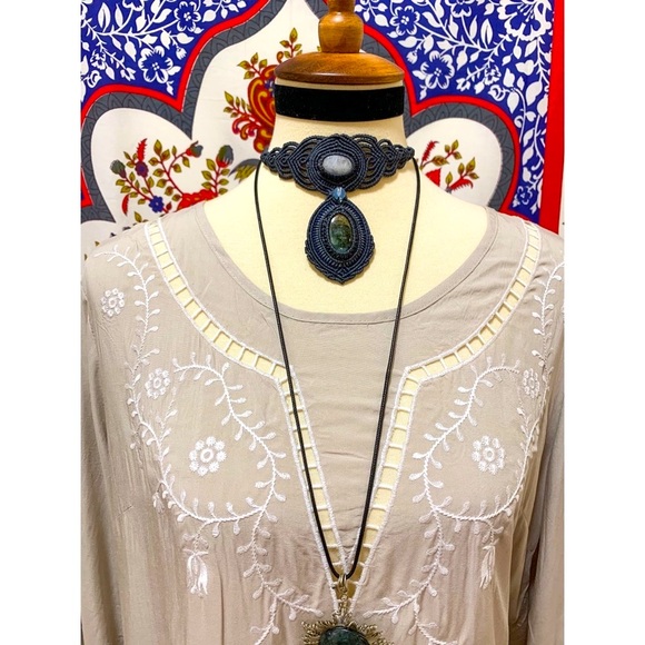 🌈 Amazing boho embroidered top - Picture 1 of 11